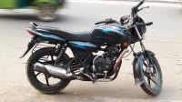 Blue And Black Bajaj Discover DTSi 135
