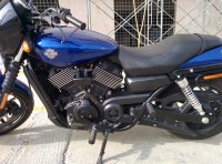 Blue Harley Davidson Street 750