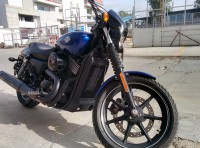 Blue Harley Davidson Street 750