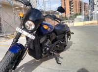 Blue Harley Davidson Street 750