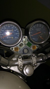 Silver Royal Enfield Thunderbird