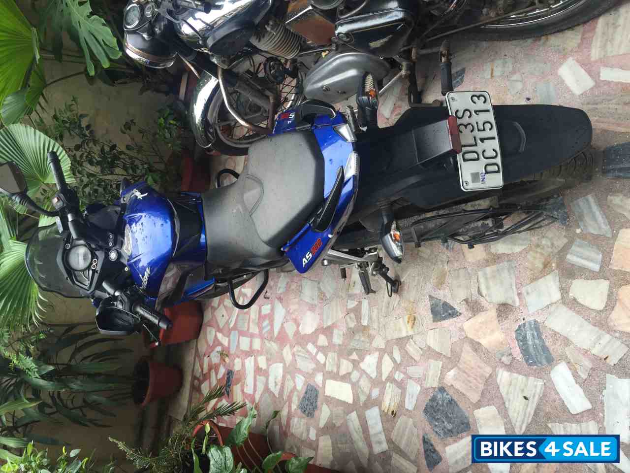 Blue Bajaj Pulsar AS 200