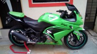 Green Kawasaki Ninja 250R