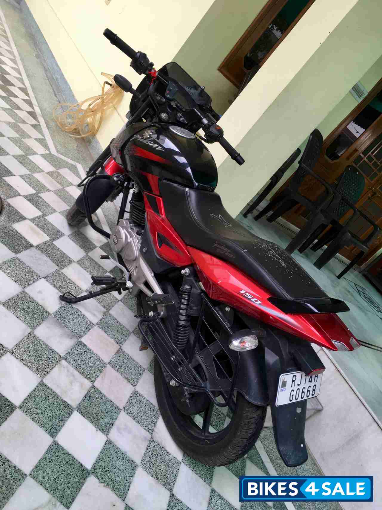 Red Black Bajaj Pulsar 150 DTSi