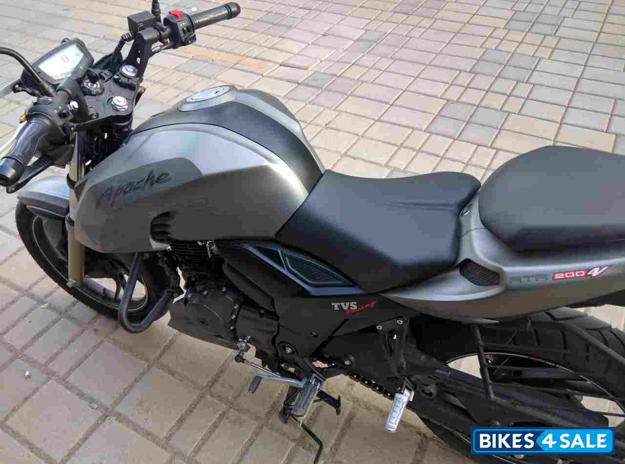 Matte Grey TVS Apache RTR 200 4V