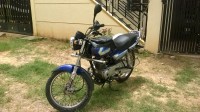 Blue Bajaj CT 100