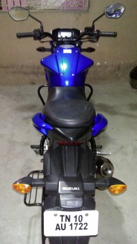 Blue Suzuki Gixxer 150