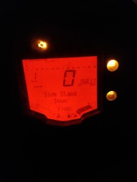 White And Black KTM Duke 390