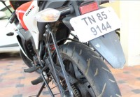 Red And White Honda CBR 150R