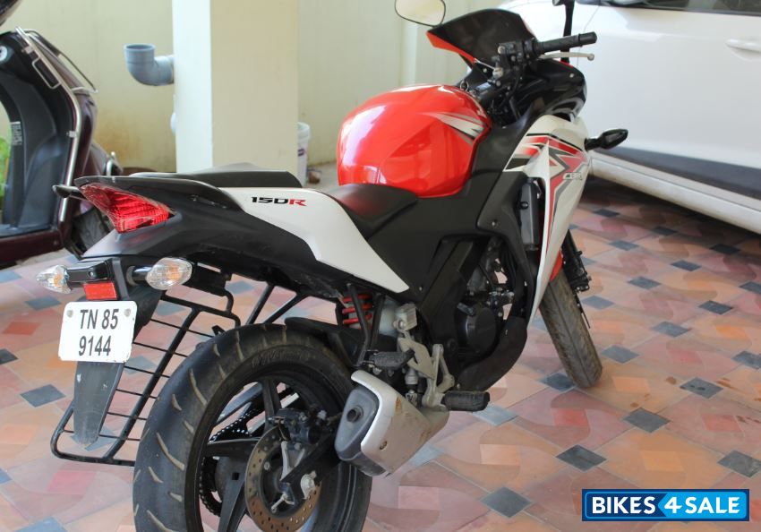 Red And White Honda CBR 150R