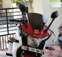 Red And White Honda CBR 150R