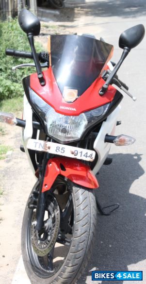 Red And White Honda CBR 150R