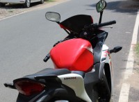 Red And White Honda CBR 150R