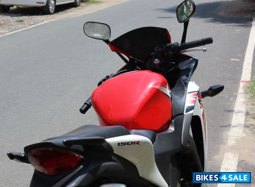 Red And White Honda CBR 150R
