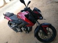 Red Bajaj Pulsar 200 NS