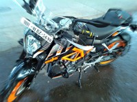 Black And Orange KTM Duke 390