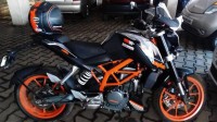 Black And Orange KTM Duke 390