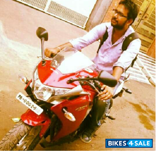 Red Silver Honda CBR 250R