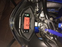 Blue Suzuki Gixxer SF