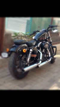 Black Harley Davidson XL 1200X Forty-Eight