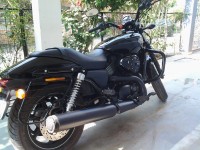 Shiny Black Harley Davidson Street 750