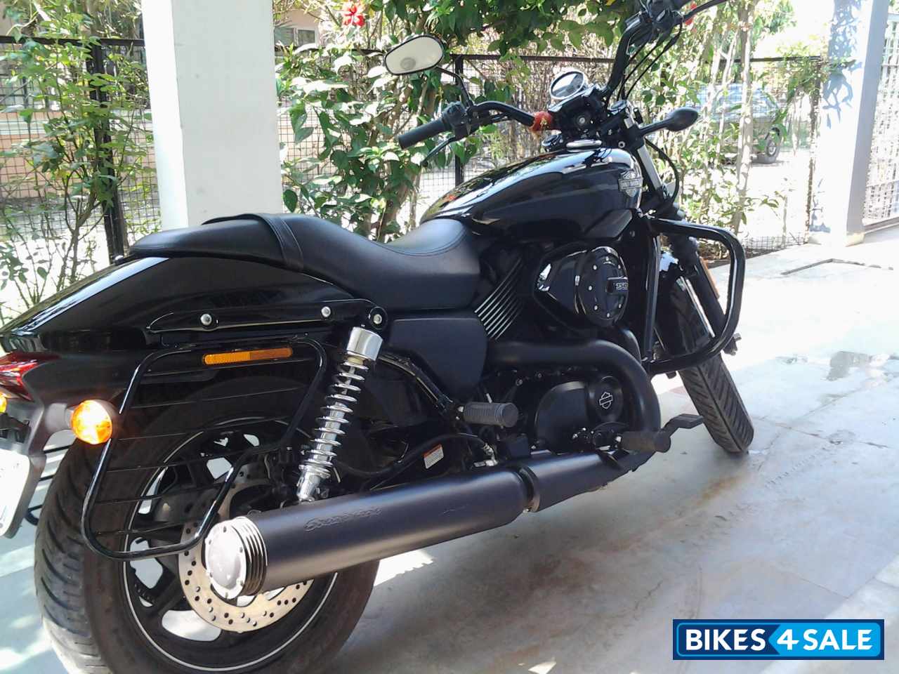 Used Harley Davidson Street 750 For Sale In Indore Id 135826 Shiny Black Colour Bikes4sale