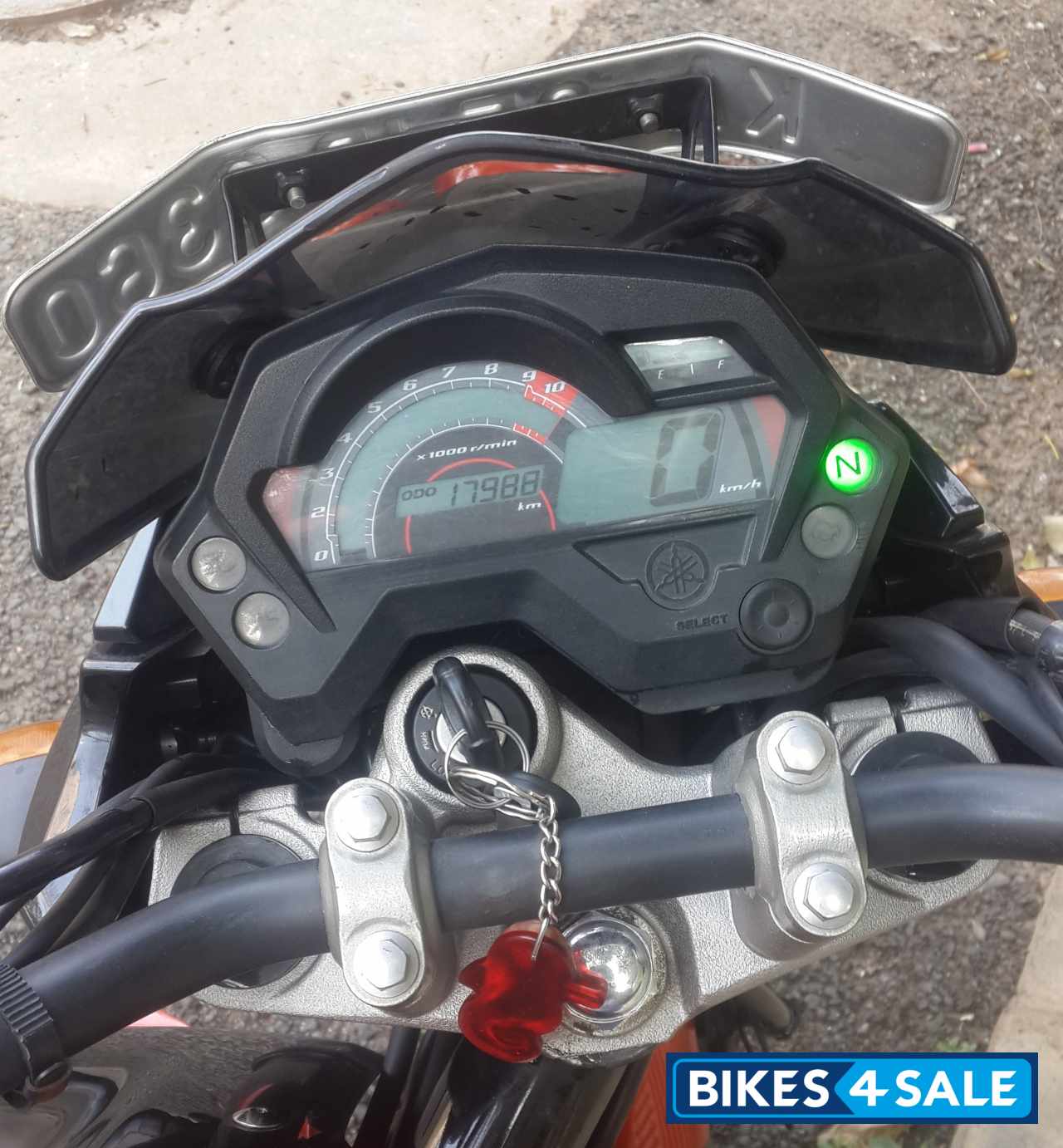 Orange - Black Yamaha FZ-S