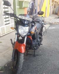 Orange - Black Yamaha FZ-S