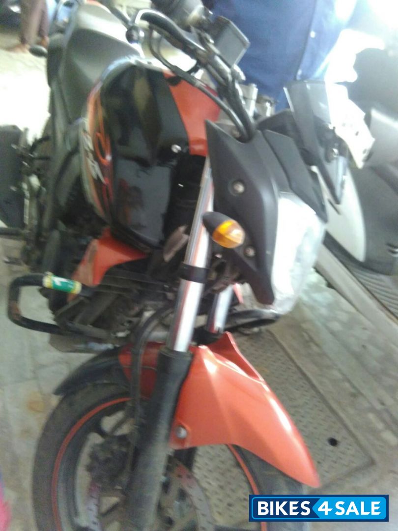 Orange And Black Yamaha FZ-S