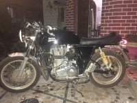 Black Royal Enfield Continental GT 535