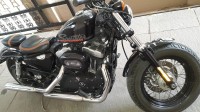 Black Harley Davidson XL 1200X Forty-Eight