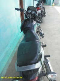 Burgundy Black Bajaj Platina 100