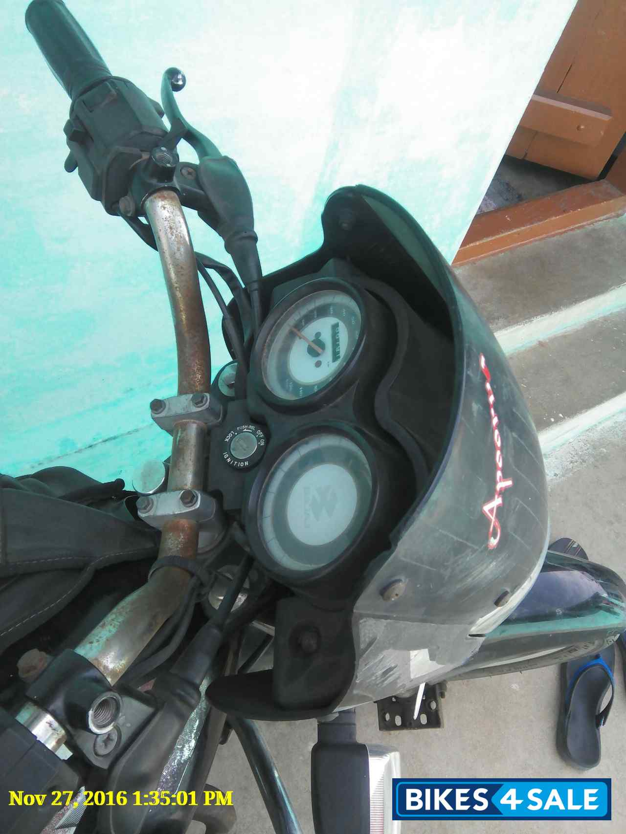 Burgundy Black Bajaj Platina 100