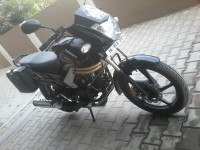 Black And Red Mahindra Centuro