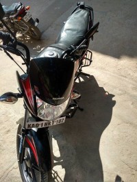Black With Red Honda Dream Yuga