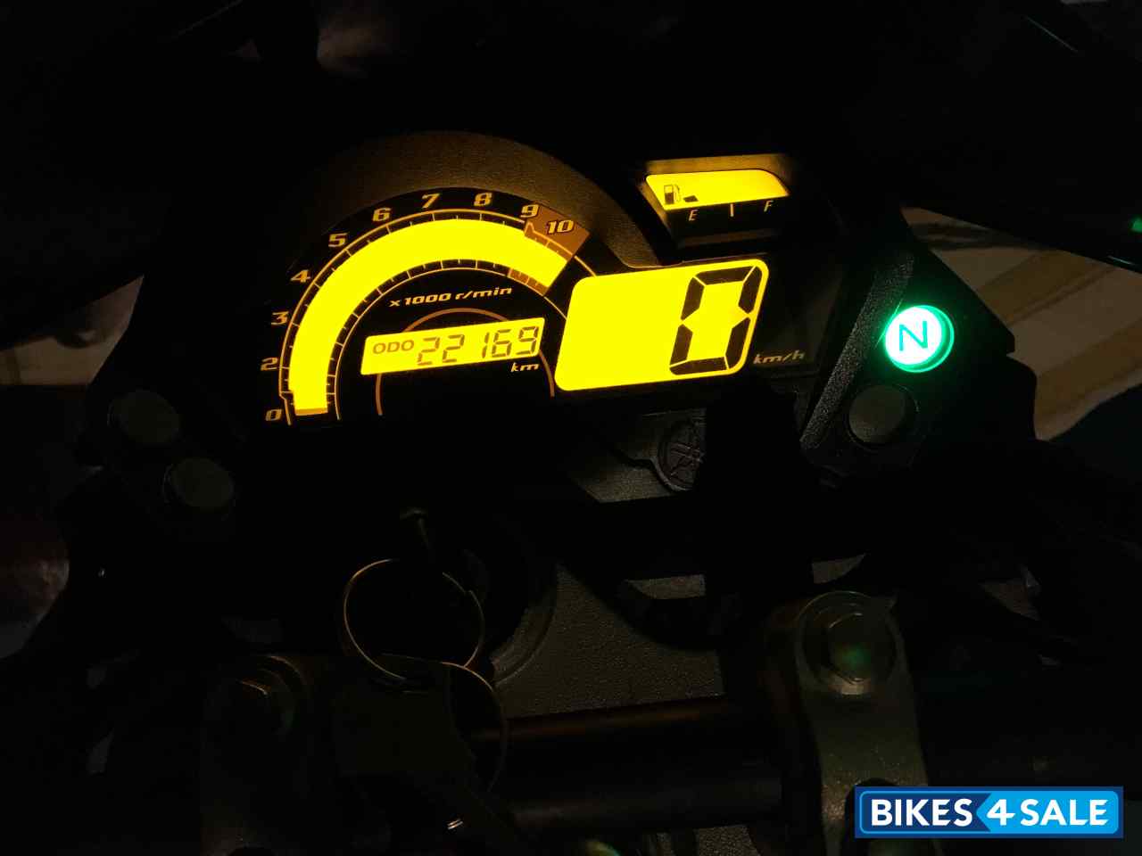 Red With Black Yamaha FZ-S