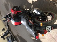 Red With Black Yamaha FZ-S