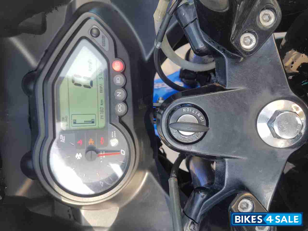 Black & Blue Bajaj Pulsar 220F