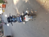 Black & Blue Bajaj Pulsar 220F