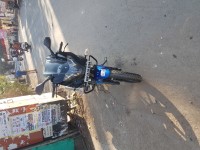 Black & Blue Bajaj Pulsar 220F