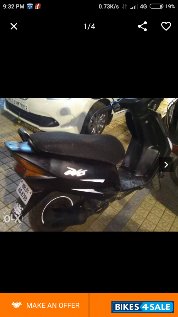 Black Honda Dio