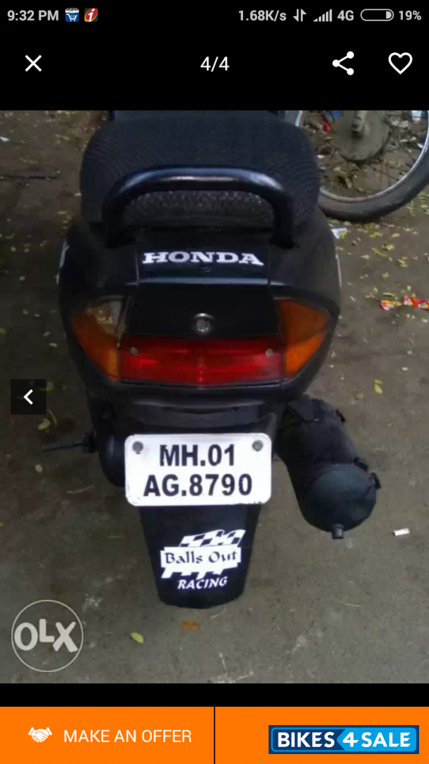 Black Honda Dio