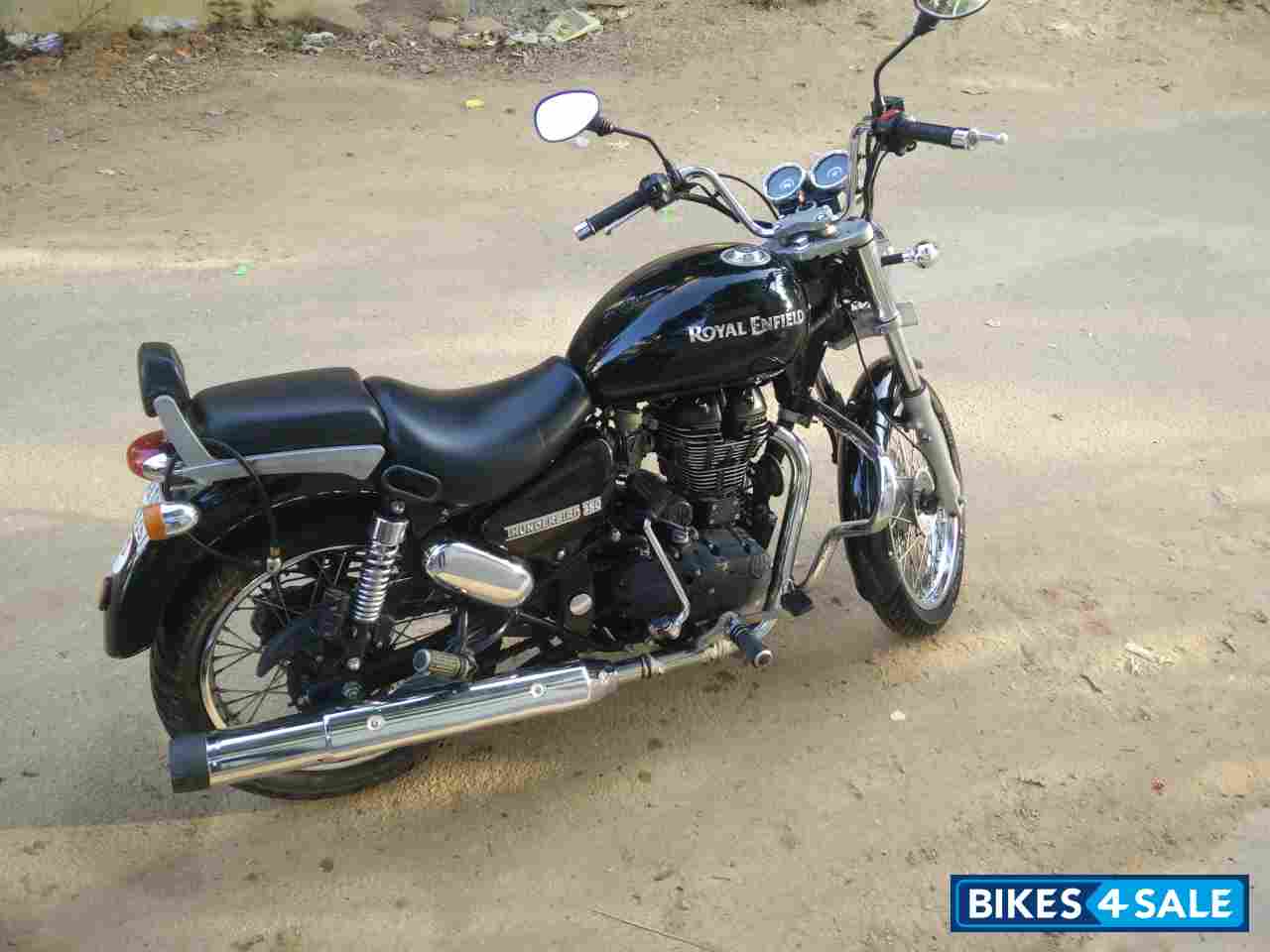 Flicker Black Royal Enfield Thunderbird
