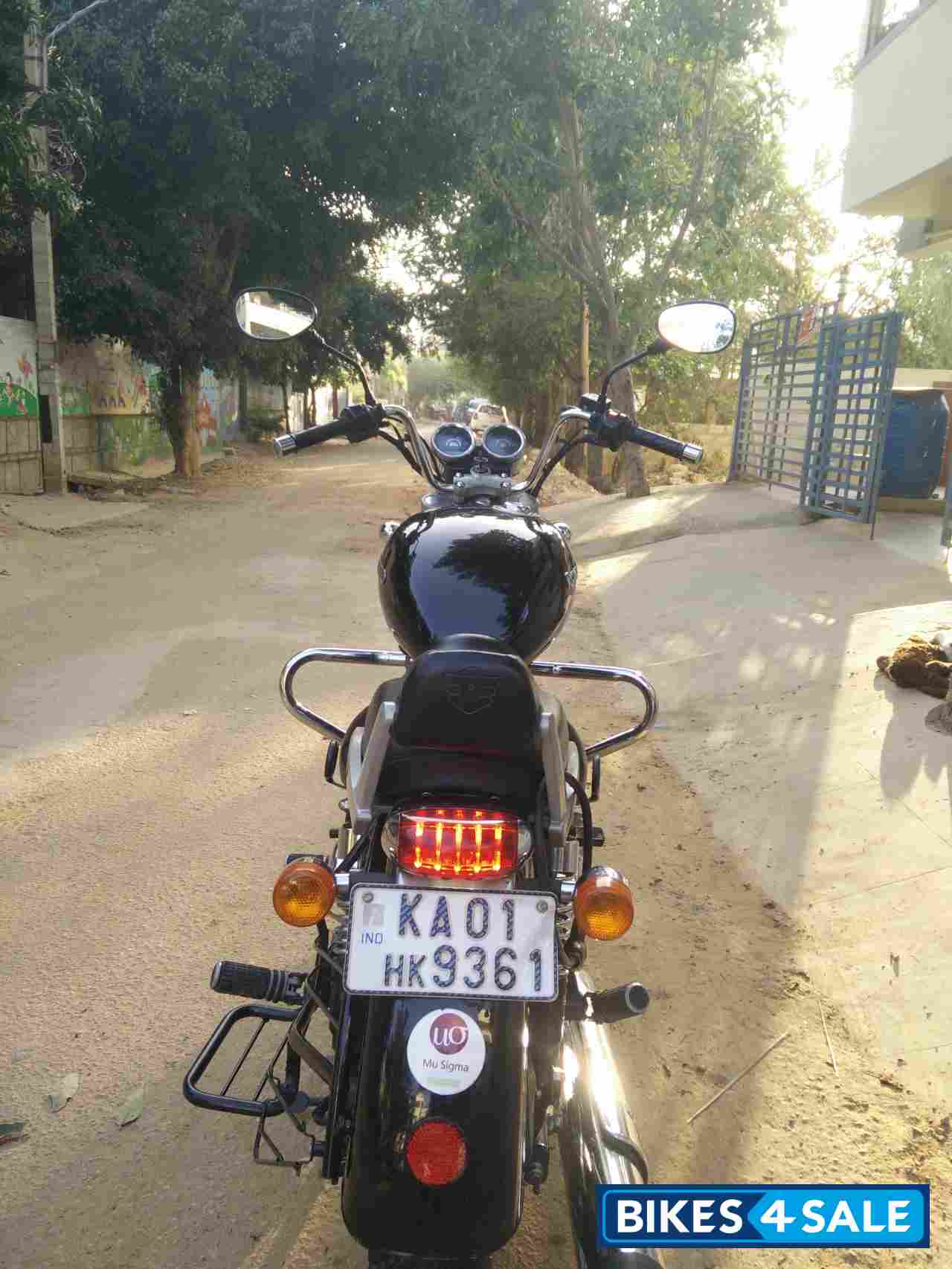 Flicker Black Royal Enfield Thunderbird