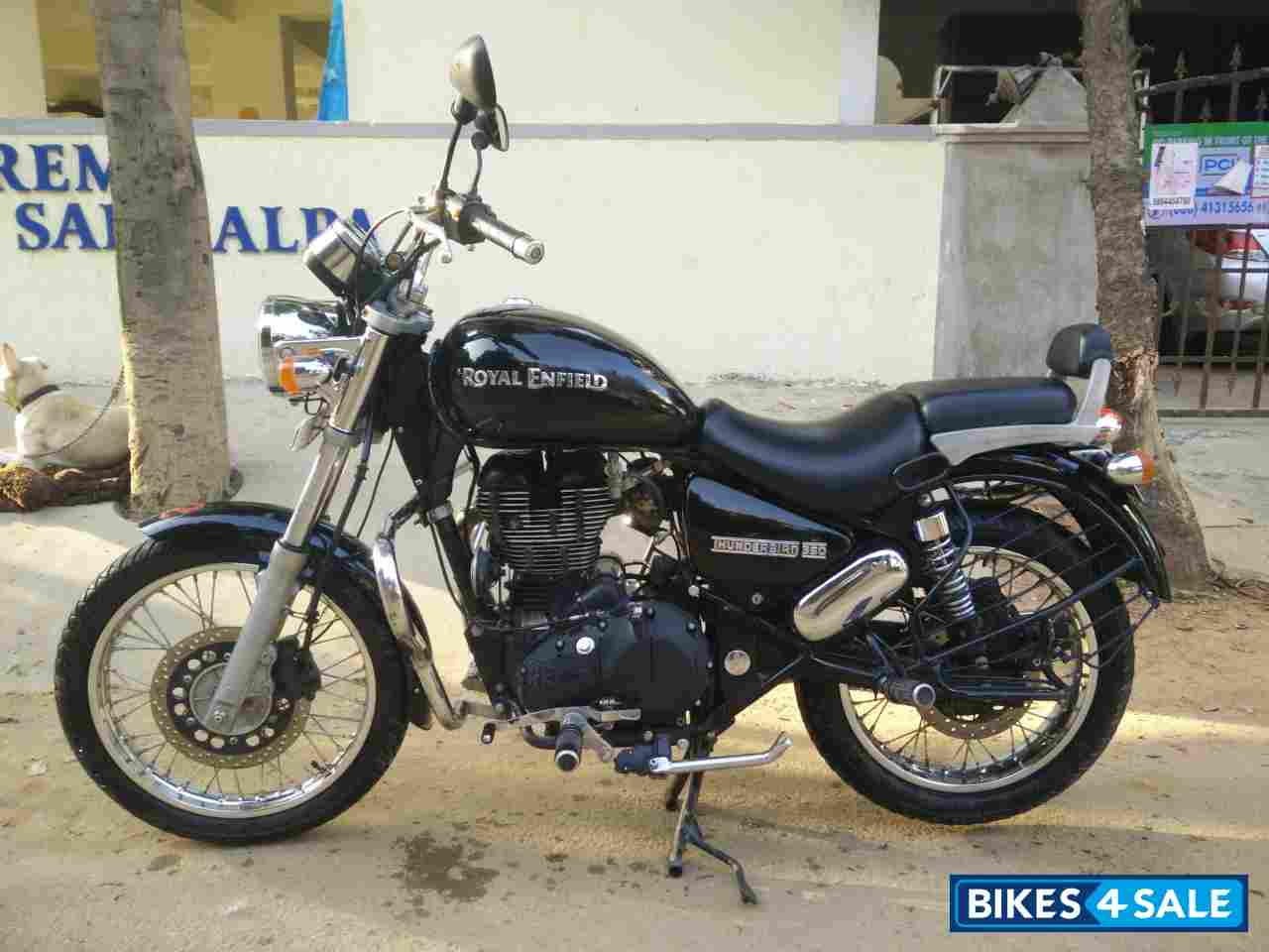 Flicker Black Royal Enfield Thunderbird