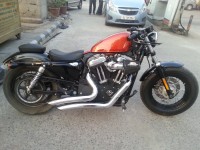 Candy Orange Harley Davidson XL 1200X Forty-Eight