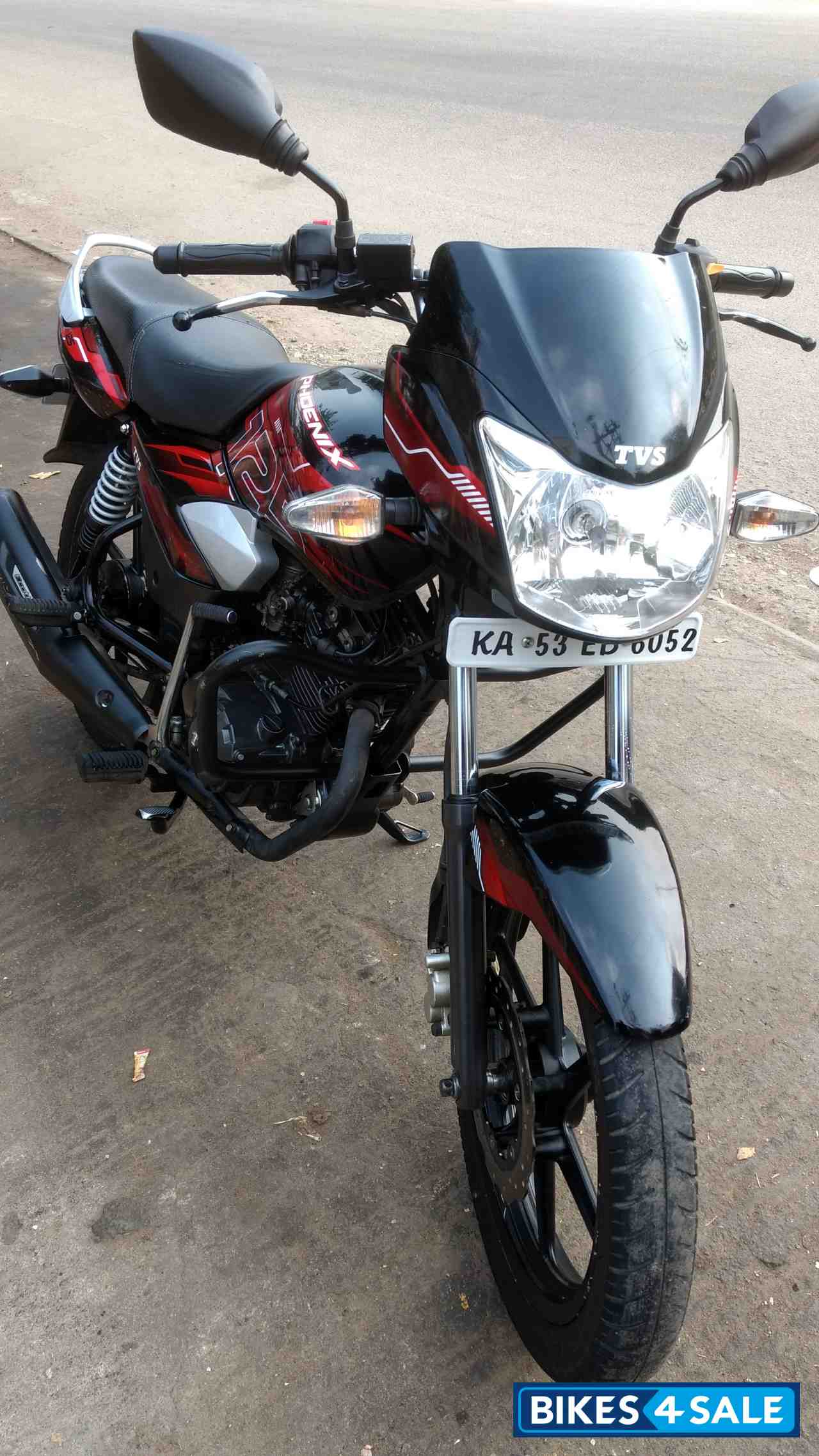 Black And Red TVS Phoenix