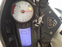 White TVS Apache RTR 180 ABS