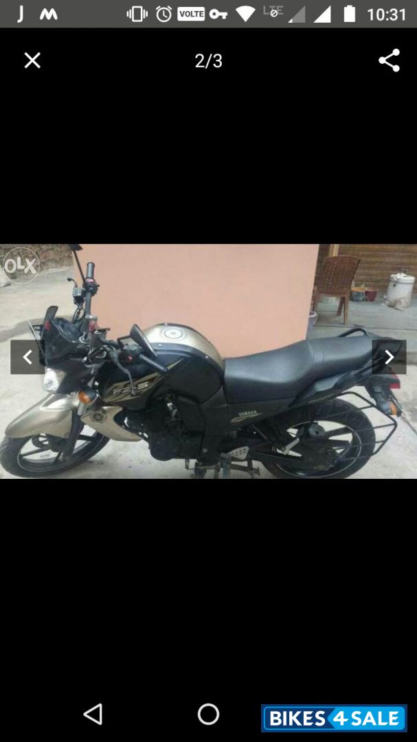 Black Golden Yamaha FZ-S