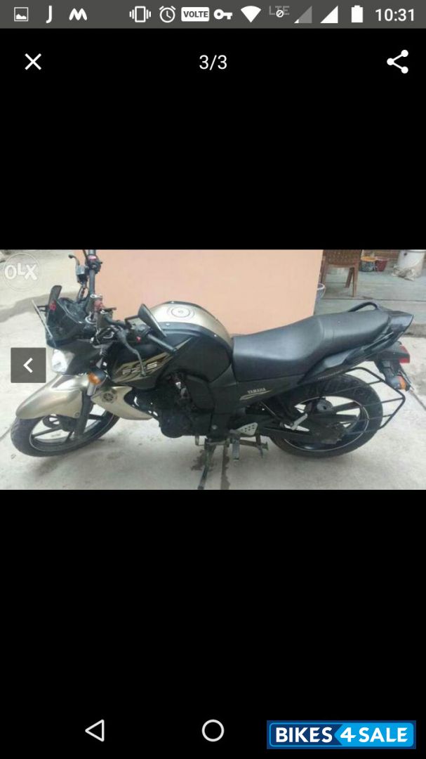 Black Golden Yamaha FZ-S